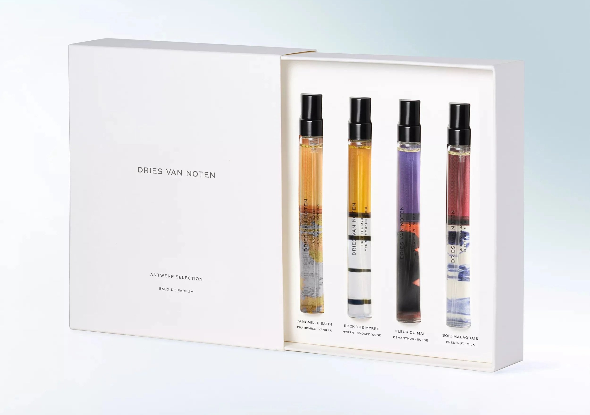 DRIES VAN NOTEN ANTWERP SELECTION 香水セット Travel spray fragrances for on the go glam this summer — On the Scent